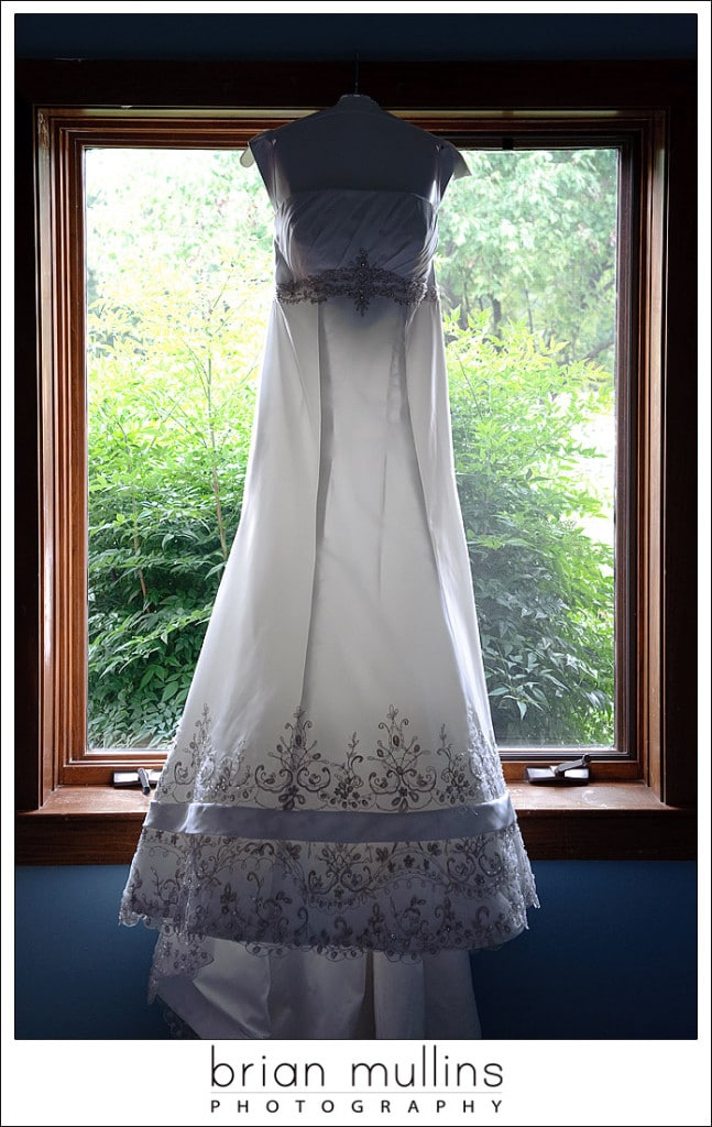 Bridal Gown in window