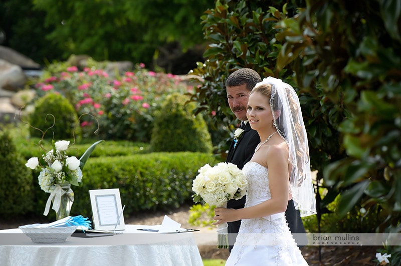 bride walking down aisle