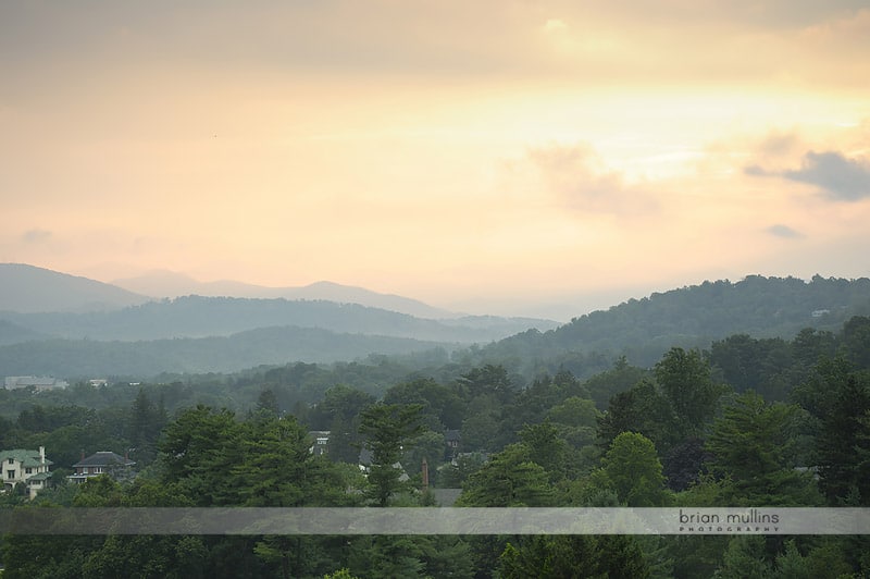 View from grove park inn