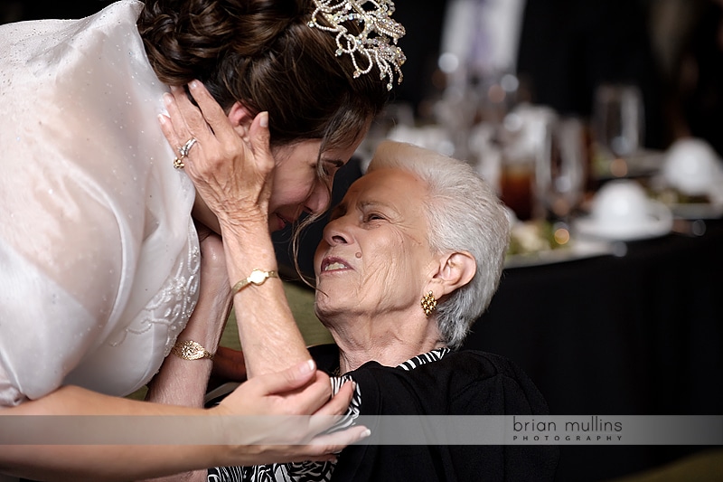 bride and grandmother