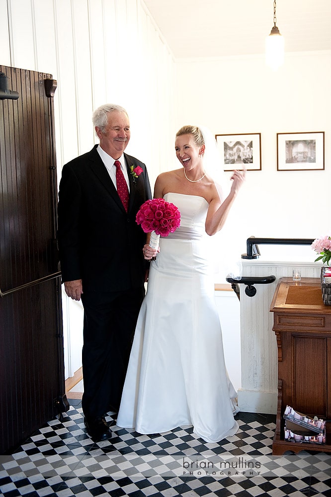 Raleigh wedding - excited bride