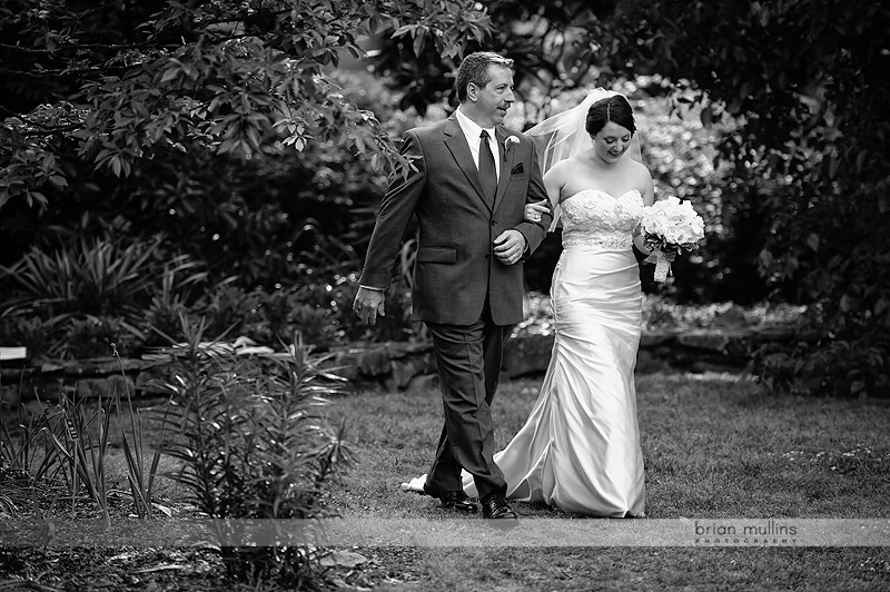 dad walking bride down aisle