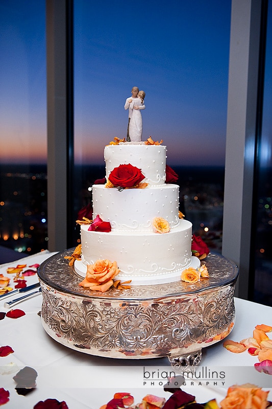 Wedding cake at Cardinal club