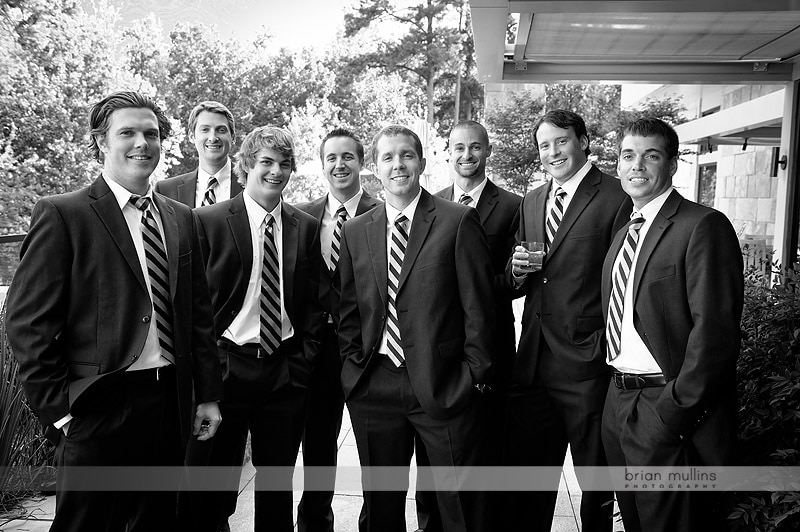 groomsmen portrait before wedding