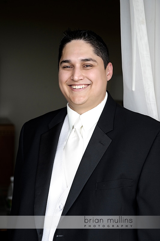 Umstead Wedding groom portrait