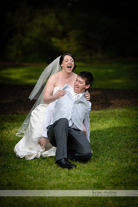 outdoor wedding at coker arboretum