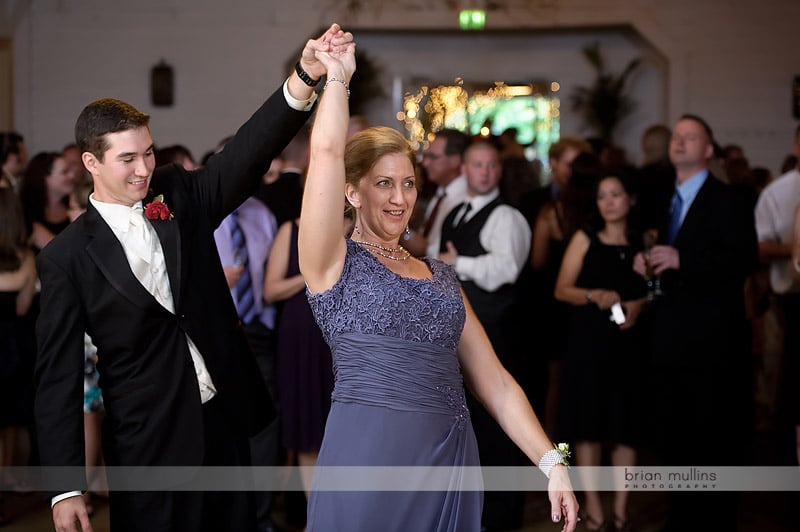 mom and son dance