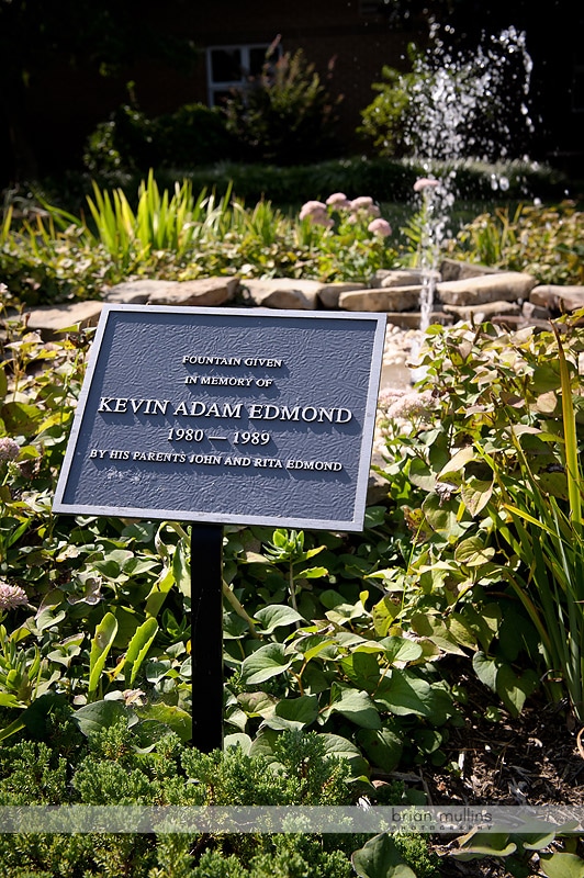 memorial fountain at St Andrews Church