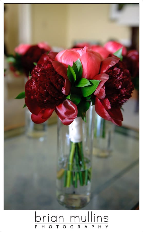 Bridesmaids Flowers from the Watered Garden