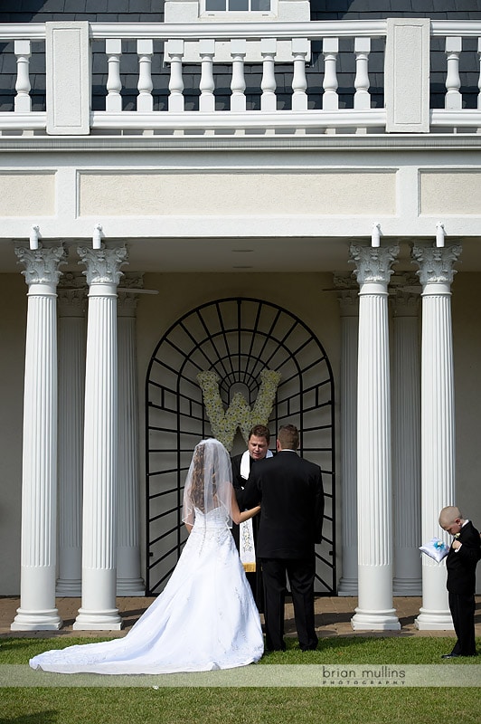 outdoor wedding ceremony