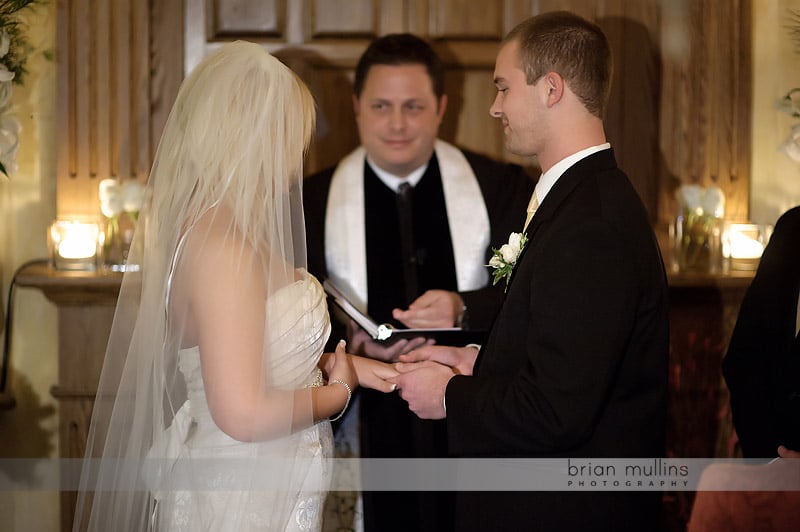 wedding ceremony at angus barn