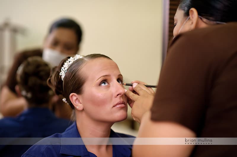 day spa treatment for bride