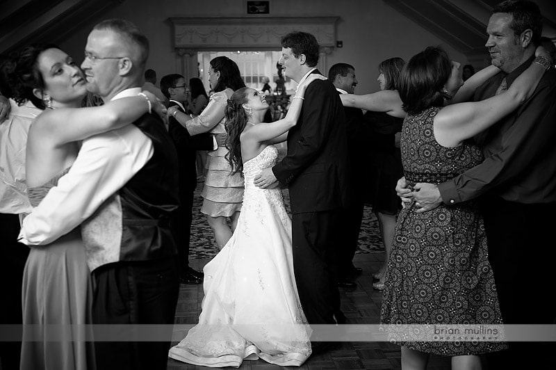 bride dancing at wedding reception