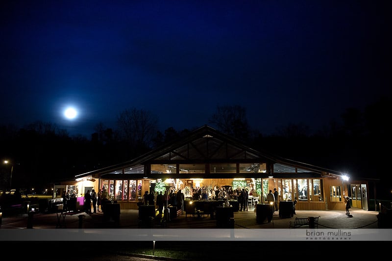 angus barn at night