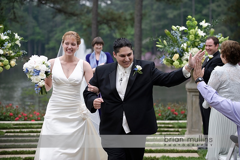 Umstead Hotel wedding on lawn