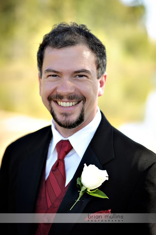 lake crabtree groom portrait