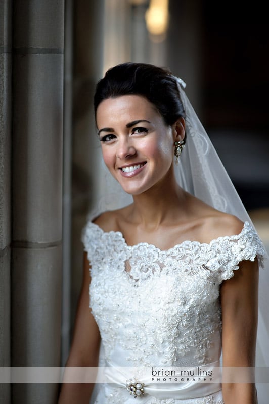 duke chapel bridal photos