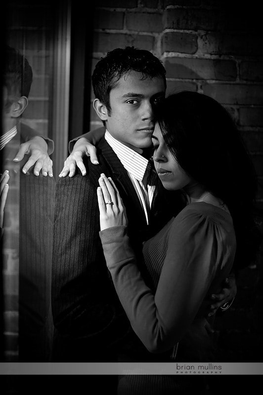 dramatic engagement photos