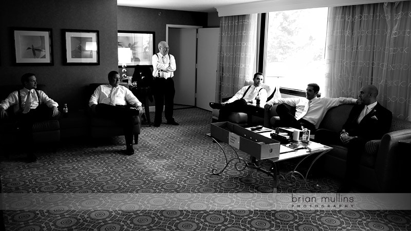 groomsmen before wedding