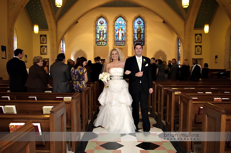 downtown raleigh wedding recessional