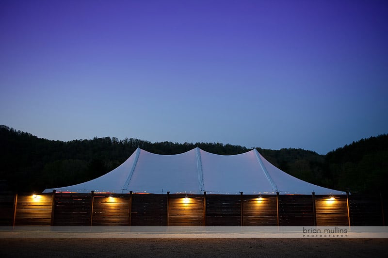 mast farm inn tent