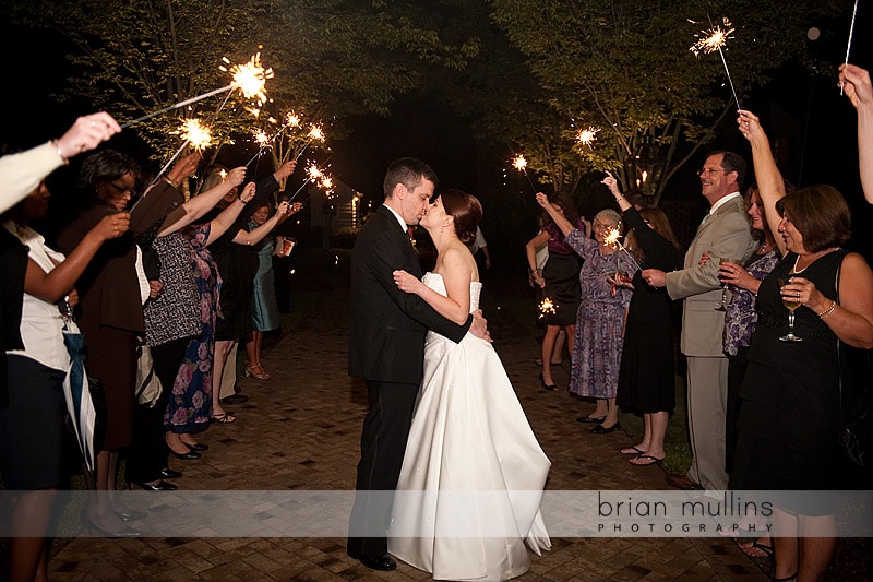 Sparkler Exit - Raleigh Wedding Photography