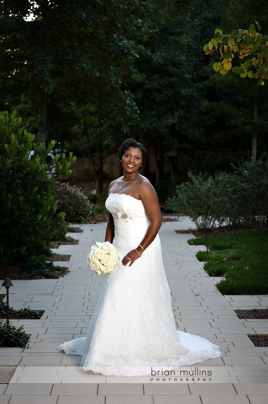 bridal portrait at umstead hotel