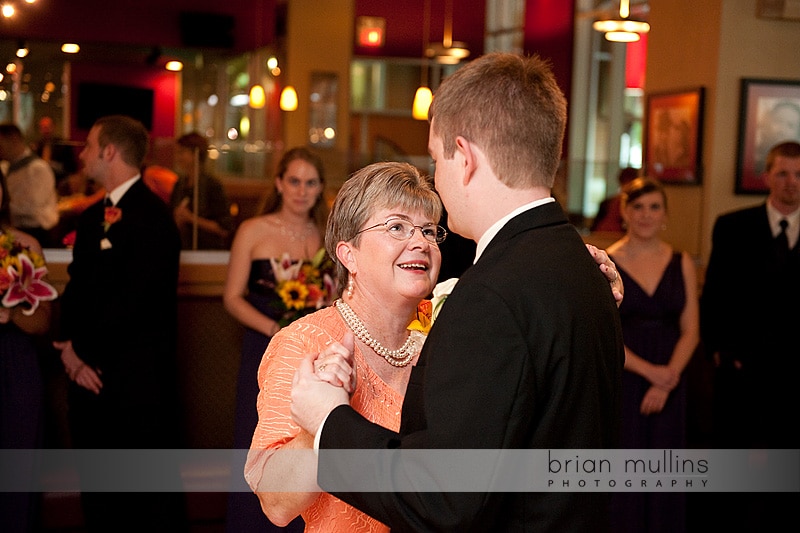 Wedding reception dance with Mother and groom