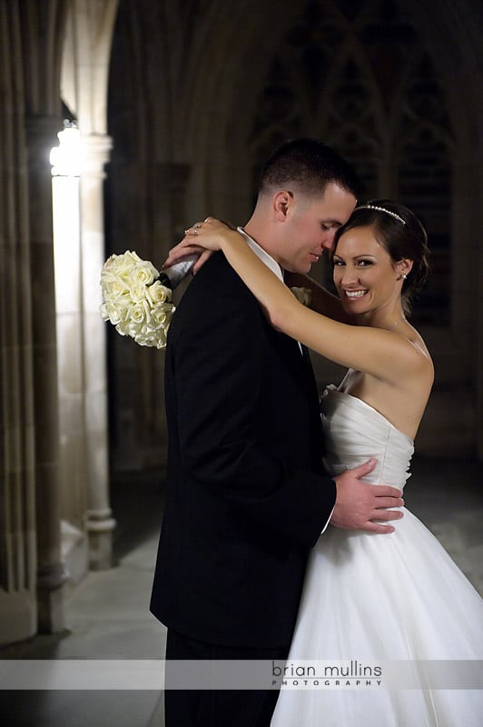 duke chapel wedding photo