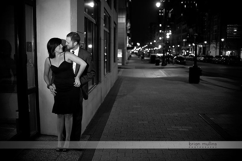 engagment session at night