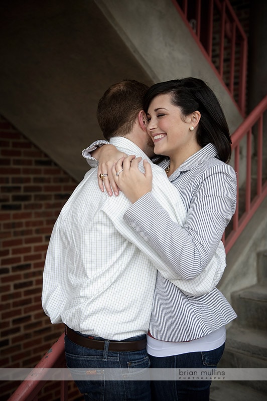 downtown engagement pictures