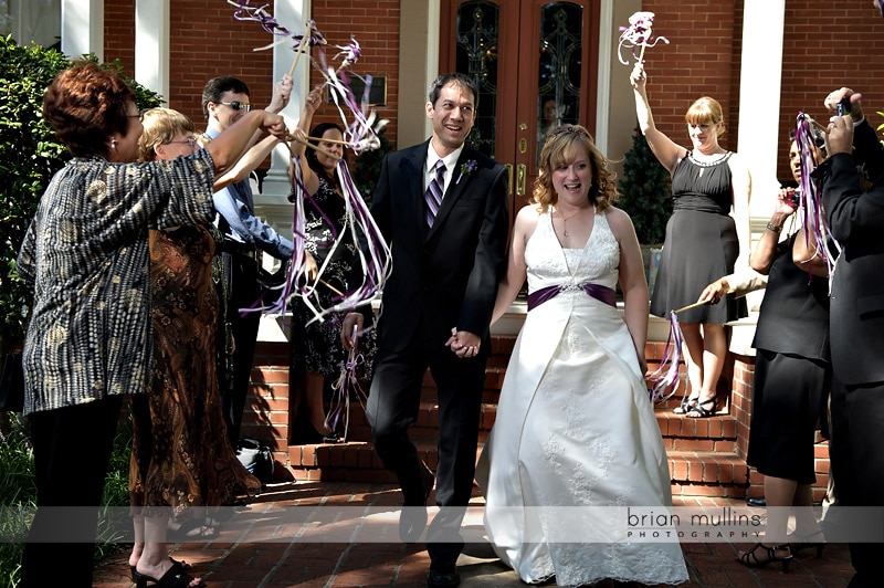 unique wedding exits