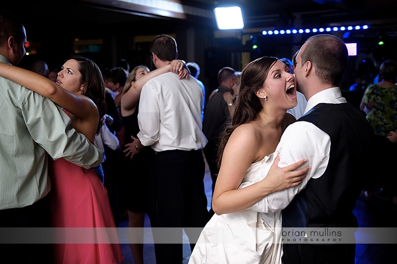 wedding reception dancing