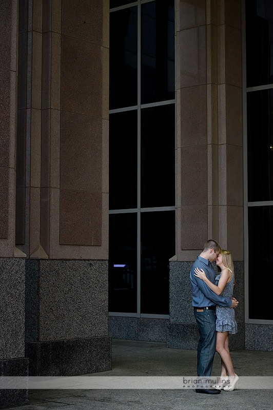 downtown raleigh engagement portraits