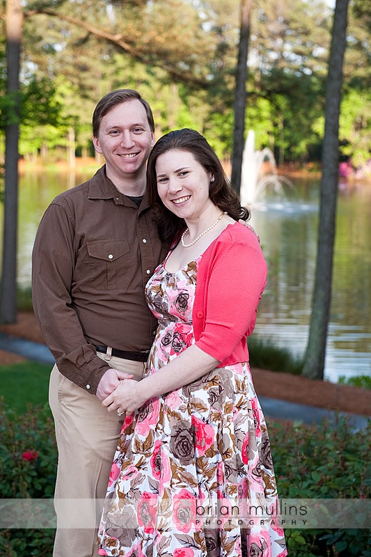 Umstead hotel engagement session