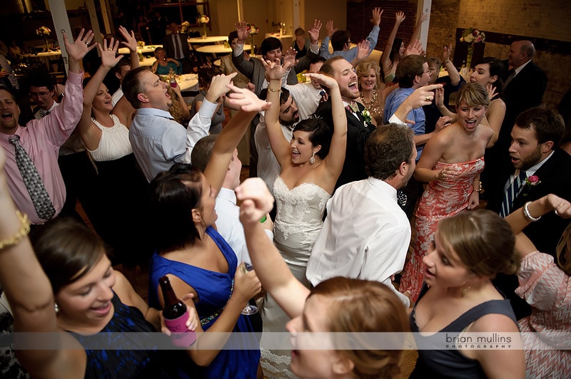 bride dancing at wedding reception