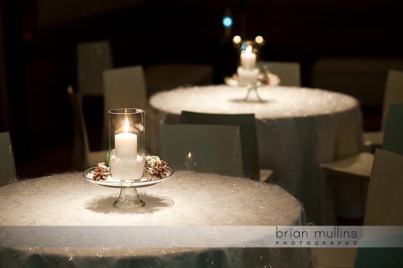 Umstead Hotel New Years Eve Gala table setup