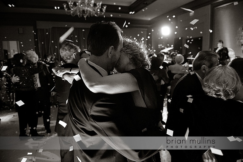 New years eve kiss at the Umstead Hotel