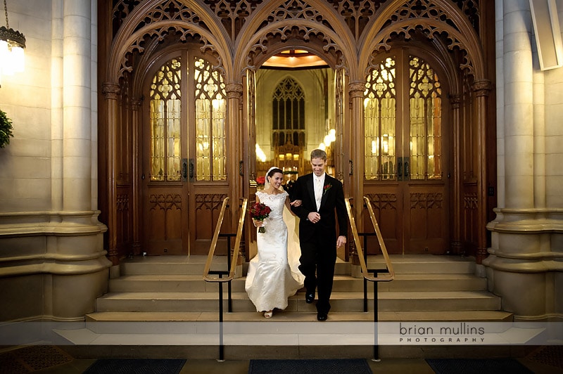 duke chapel wedding ceremony photos