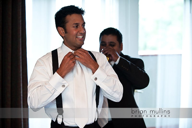 Groom preperations Grove Park Inn Asheville, NC Wedding Photography