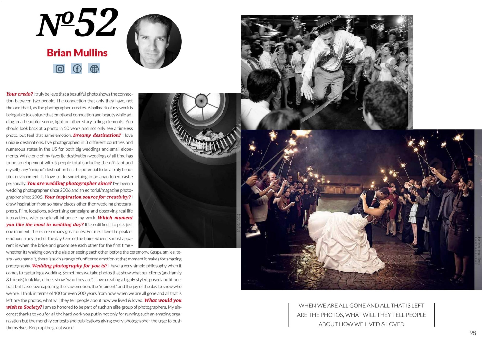 #52 wedding photographer in the world | Brian Mullins Photography